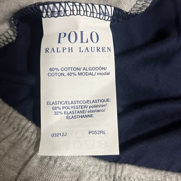 Polo Ralph Lauren Cotton-Blend-Jersey Pajama Pant Navy/Andover Heather/Red Sz XL - Picture 5 of 6